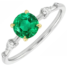 Afbeelding in Gallery-weergave laden, Premium Sieraadsteen Ring 2 karaat – hoekaanzicht
