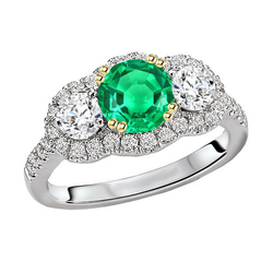 Premium Edelsteen Ring – Fijne Smaragd 2,50 karaat | HarryChadEnt