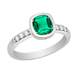 Designer Sieraadsteen Ring – Fijne Smaragd 2,50 karaat |