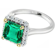 Afbeelding in Gallery-weergave laden, Designer Gekleurde Steen Ring 3,50 karaat – vooraanzicht
