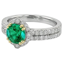 Afbeelding in Gallery-weergave laden, Briljant Edelsteen Ring 2,50 karaat – zijaanzicht
