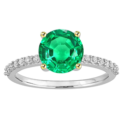 GIA-Gecertificeerd Sieraadsteen Ring – Colombiaanse Smaragd 2