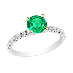 Luxe GIA-Gecertificeerd Smaragd Edelsteen Ring – 1,50 karaat