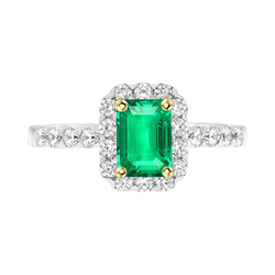 Verblindend Edelsteen Ring – Smaragd 2 karaat – HarryChadEnt