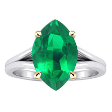Afbeelding in Gallery-weergave laden, Colombiaanse Smaragd Edelsteen Ring – hoofdaanzicht
