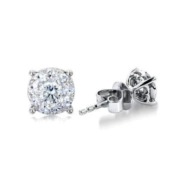 Griffen Set Sparkling 4,50 Karaat Echt Diamanten Oorknopjes 14K Wit