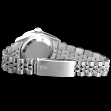 Afbeelding in Gallery-weergave laden, Grijze Romeinse wijzerplaat Rolex Datumjust Dames rand Jubileum roestvrij staal
