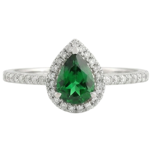 Afbeelding in Gallery-weergave laden, echte round smaragd 5.70karaat ring close-up detail
