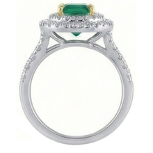 Afbeelding in Gallery-weergave laden, echte round diamant 3.70karaat ring op wit
