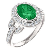 Afbeelding in Gallery-weergave laden, echte round diamant 4.85karaat ring vooraanzicht
