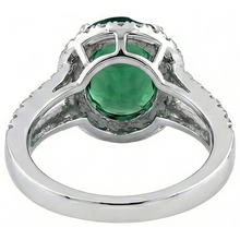 Afbeelding in Gallery-weergave laden, Groente Smaragdgroene Cocktail Ring
