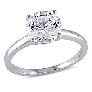 Grote Ronde Solitaire Echt Diamanten Trouwring Van 2,75 Ct