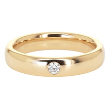 Afbeelding in Gallery-weergave laden, Gypsy Echt Diamanten Band 0,25 Karaat Geelgouden 14K Herenring
