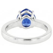 Afbeelding in Gallery-weergave laden, Gypsy Edelsteen Sieraden Biljoen Saffier Ring Flush Instelling 2 Karaat
