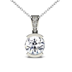 Diamant Hanger Halsketting 1 karaat – 14K Witgoud