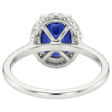Afbeelding in Gallery-weergave laden, echte round diamant 3.75karaat ring zijaanzicht
