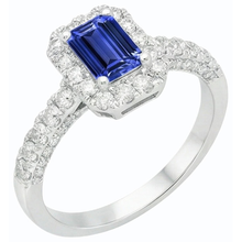 Afbeelding in Gallery-weergave laden, echte round diamant 3.50karaat ring zijaanzicht
