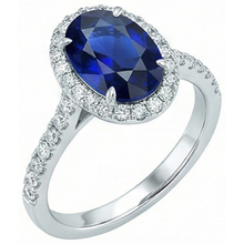Afbeelding in Gallery-weergave laden, Natuurlijke Saffier Ring 7.50ct - Witgoud 14K
