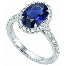 Afbeelding in Gallery-weergave laden, Natuurlijke Saffier Ring 7.50ct - Witgoud 14K
