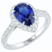 Afbeelding in Gallery-weergave laden, echte round diamant 4karaat ring close-up detail
