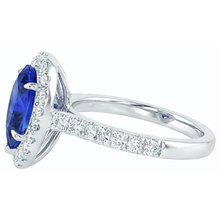 Afbeelding in Gallery-weergave laden, echte round diamant 4karaat ring op wit

