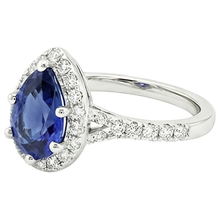 Afbeelding in Gallery-weergave laden, echte round diamant 5.25karaat ring profielweergave

