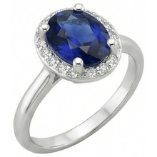 Afbeelding in Gallery-weergave laden, echte round diamant 4karaat ring zijaanzicht

