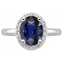 Afbeelding in Gallery-weergave laden, echte round diamant 4karaat ring profielweergave
