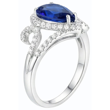 Afbeelding in Gallery-weergave laden, echte round diamant 3.50karaat ring profielweergave
