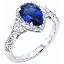 Afbeelding in Gallery-weergave laden, echte round diamant 4.50karaat ring close-up detail
