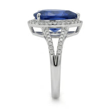 Afbeelding in Gallery-weergave laden, echte round diamant 3.50karaat ring profielweergave
