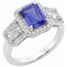Afbeelding in Gallery-weergave laden, echte round saffier 3karaat ring close-up detail
