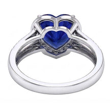 Afbeelding in Gallery-weergave laden, echte round diamant 4.50karaat ring profielweergave
