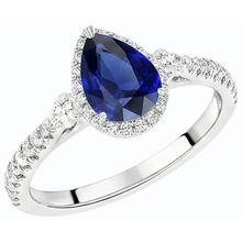 Afbeelding in Gallery-weergave laden, echte round diamant 5karaat ring close-up detail
