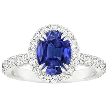 Afbeelding in Gallery-weergave laden, echte round diamant 5.50karaat ring profielweergave
