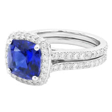 Afbeelding in Gallery-weergave laden, echte round diamant 4.50karaat ring close-up detail
