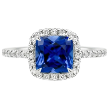 Afbeelding in Gallery-weergave laden, echte round diamant 3.25karaat ring profielweergave
