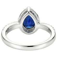 Afbeelding in Gallery-weergave laden, echte round diamant 4karaat ring zijaanzicht
