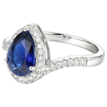 Afbeelding in Gallery-weergave laden, echte round diamant 4karaat ring profielweergave
