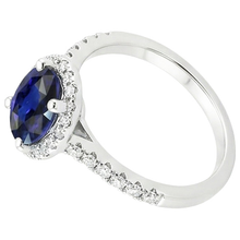 Afbeelding in Gallery-weergave laden, echte round diamant 4karaat ring close-up detail
