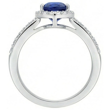 Afbeelding in Gallery-weergave laden, echte pear diamant 3.25karaat ring zijaanzicht
