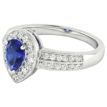 Afbeelding in Gallery-weergave laden, echte round diamant 2karaat ring op wit
