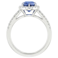 Afbeelding in Gallery-weergave laden, echte round diamant 4.50karaat ring bovenaanzicht
