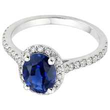 Afbeelding in Gallery-weergave laden, echte round diamant 5karaat ring zijaanzicht
