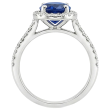 Afbeelding in Gallery-weergave laden, echte round diamant 5karaat ring bovenaanzicht
