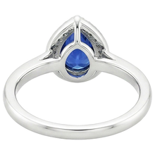 Afbeelding in Gallery-weergave laden, echte round diamant 3karaat ring zijaanzicht
