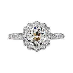 Natuurlijke Diamanten Ring 4ct - Witgoud 14K