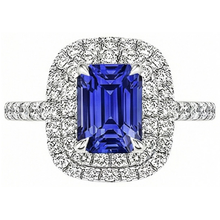 Afbeelding in Gallery-weergave laden, echte round diamant 5karaat ring profielweergave
