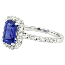 Afbeelding in Gallery-weergave laden, echte round diamant 4.50karaat ring profielweergave
