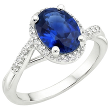 Afbeelding in Gallery-weergave laden, echte round diamant 3.75karaat ring zijaanzicht
